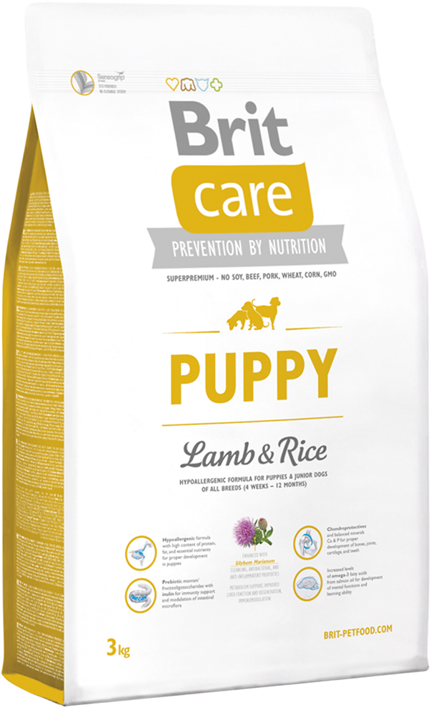 Корм для щенков Brit Care Puppy Lamb and Rice, 3 кг