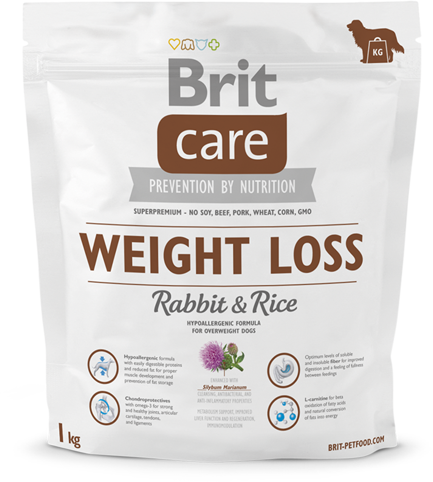 Корм для собак Brit Care Weight Loss Rabbit & Rice 1 кг