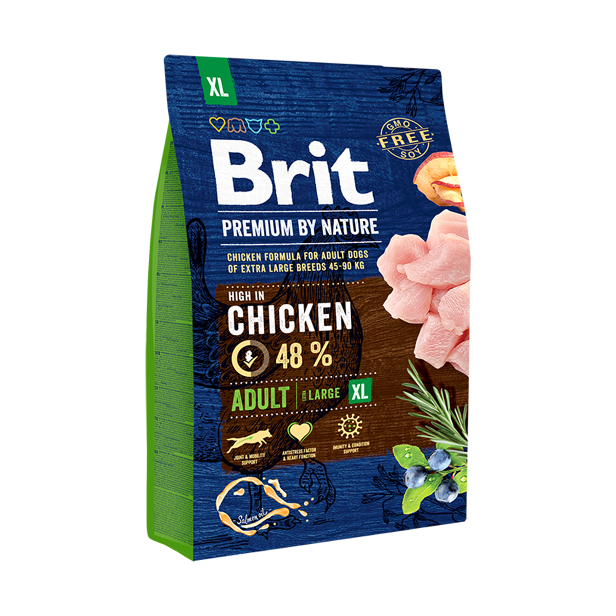 Корм для собак Brit Premium Adult XL, 3 кг