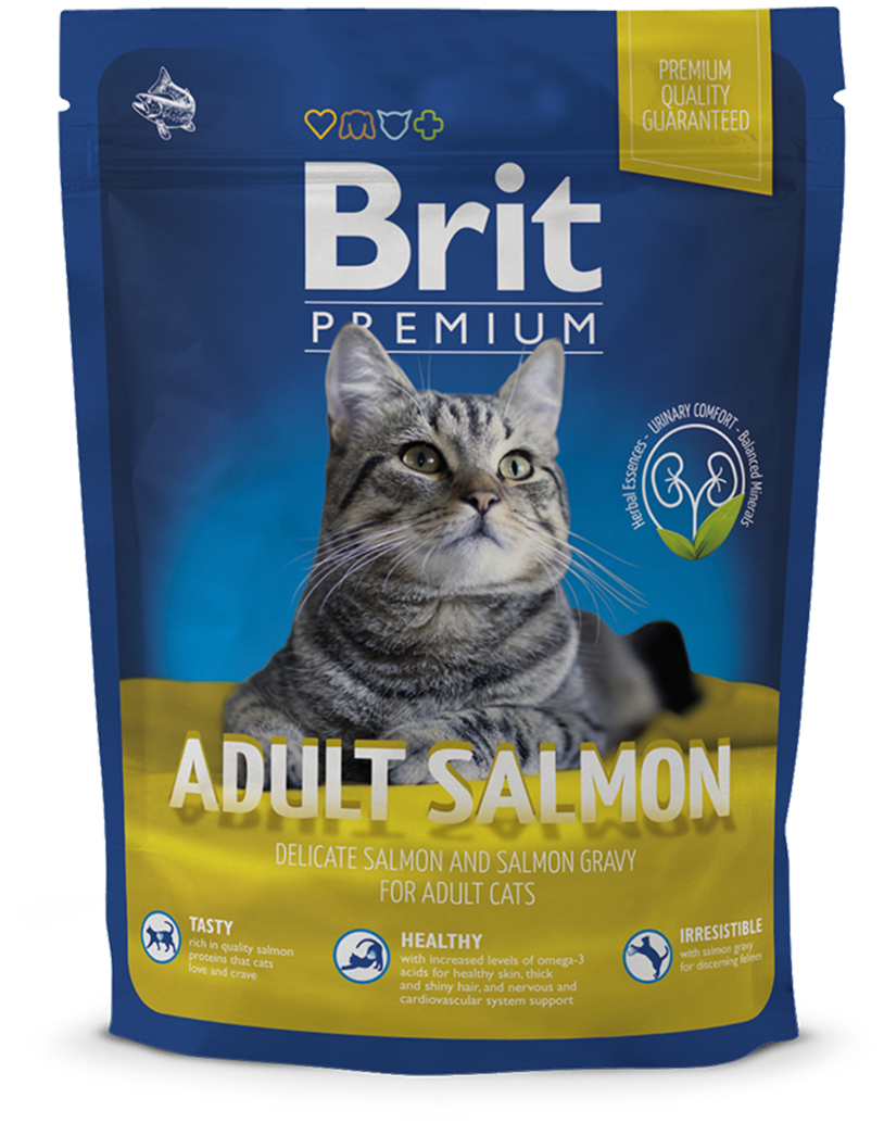 Корм для котов Brit Premium Cat Adult Salmon 300 г