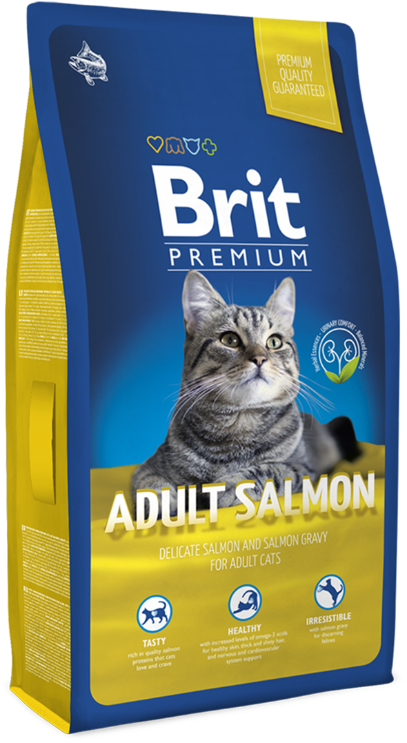 Корм для котов Brit Premium Cat Adult Salmon 8 кг
