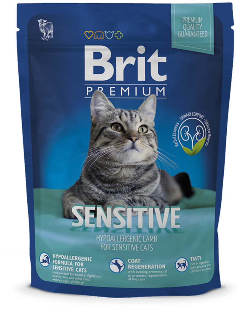 Корм для котов Brit Premium Cat Sensitive 300 г