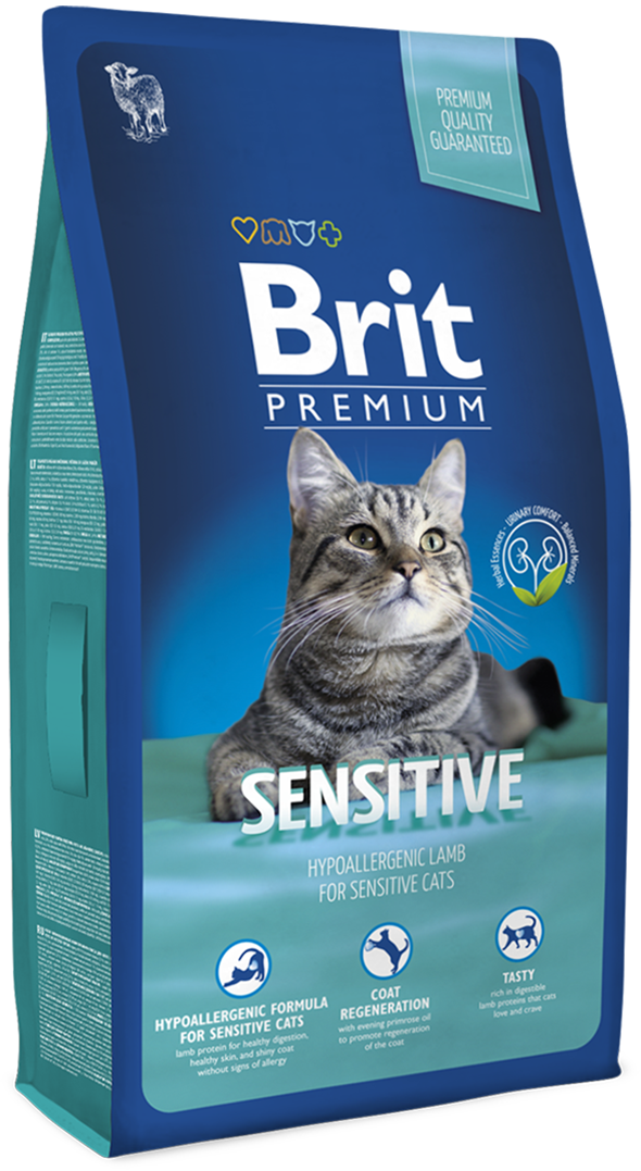 Корм для котов Brit Premium Cat Sensitive 8 кг