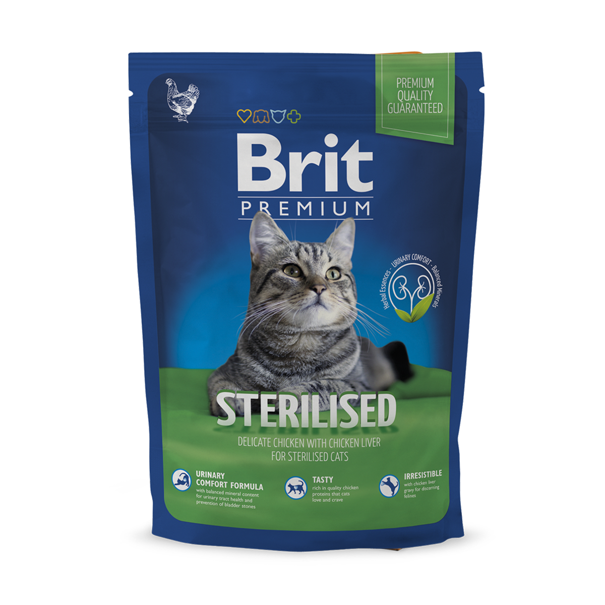Корм для котов Brit Premium Cat Sterilized, 1,5 кг