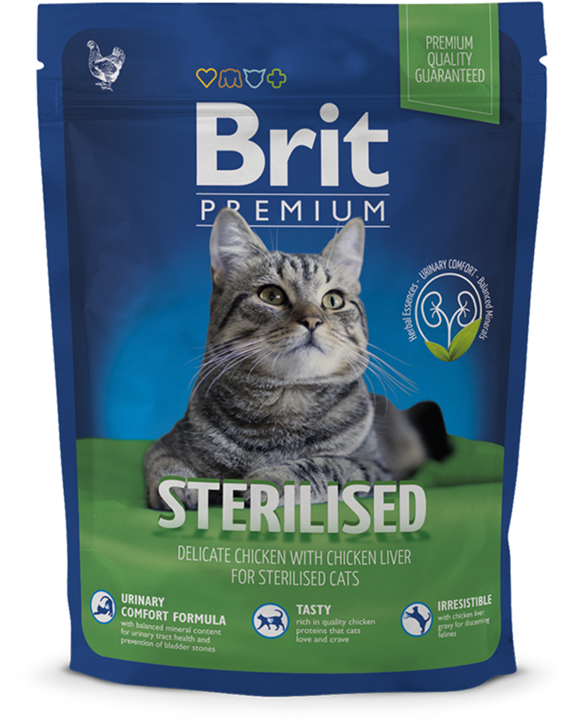 Корм для котов Brit Premium Cat Sterilized 300 г