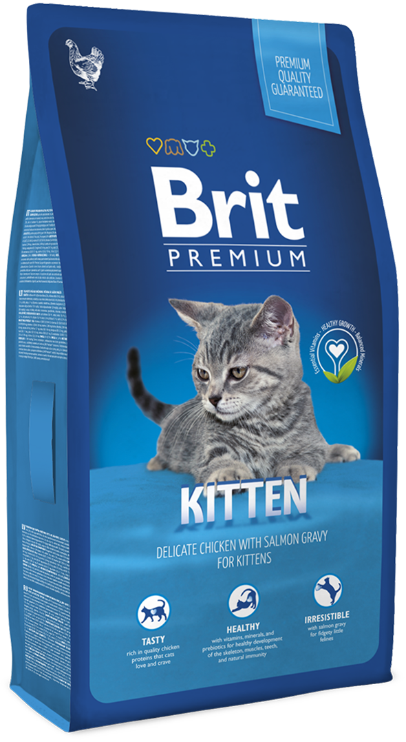 Корм для котов Brit Premium Kitten Chicken 8 кг