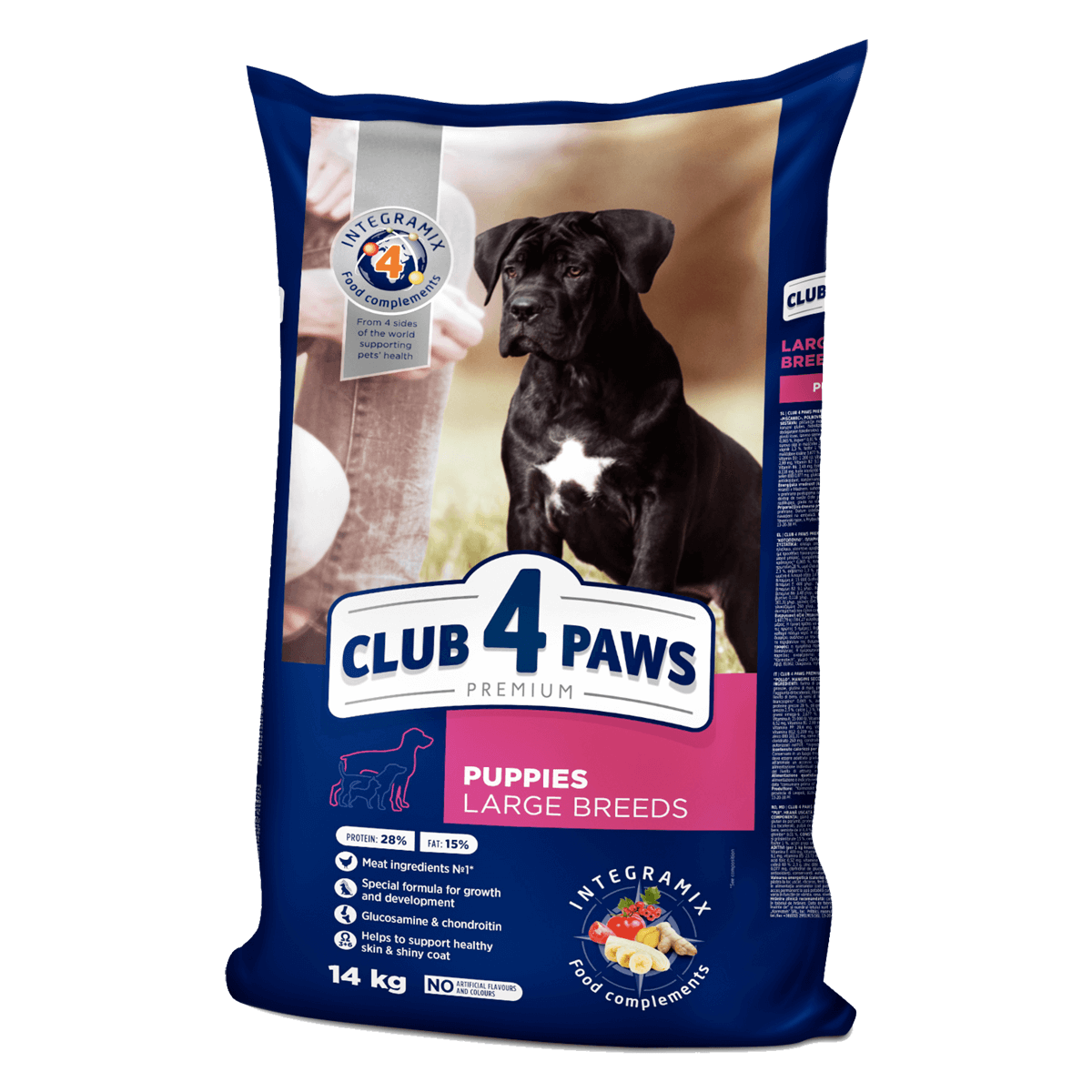 Club 4 Paws Premium Puppies 14 кг - корм Клуб 4 лапы для щенков крупных пород