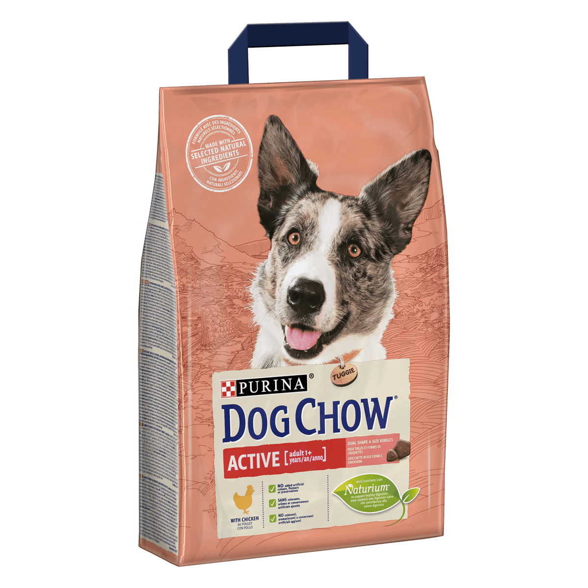 Dog Chow Active Chicken 2,5 кг - корм Дог Чау для взрослых активных собак