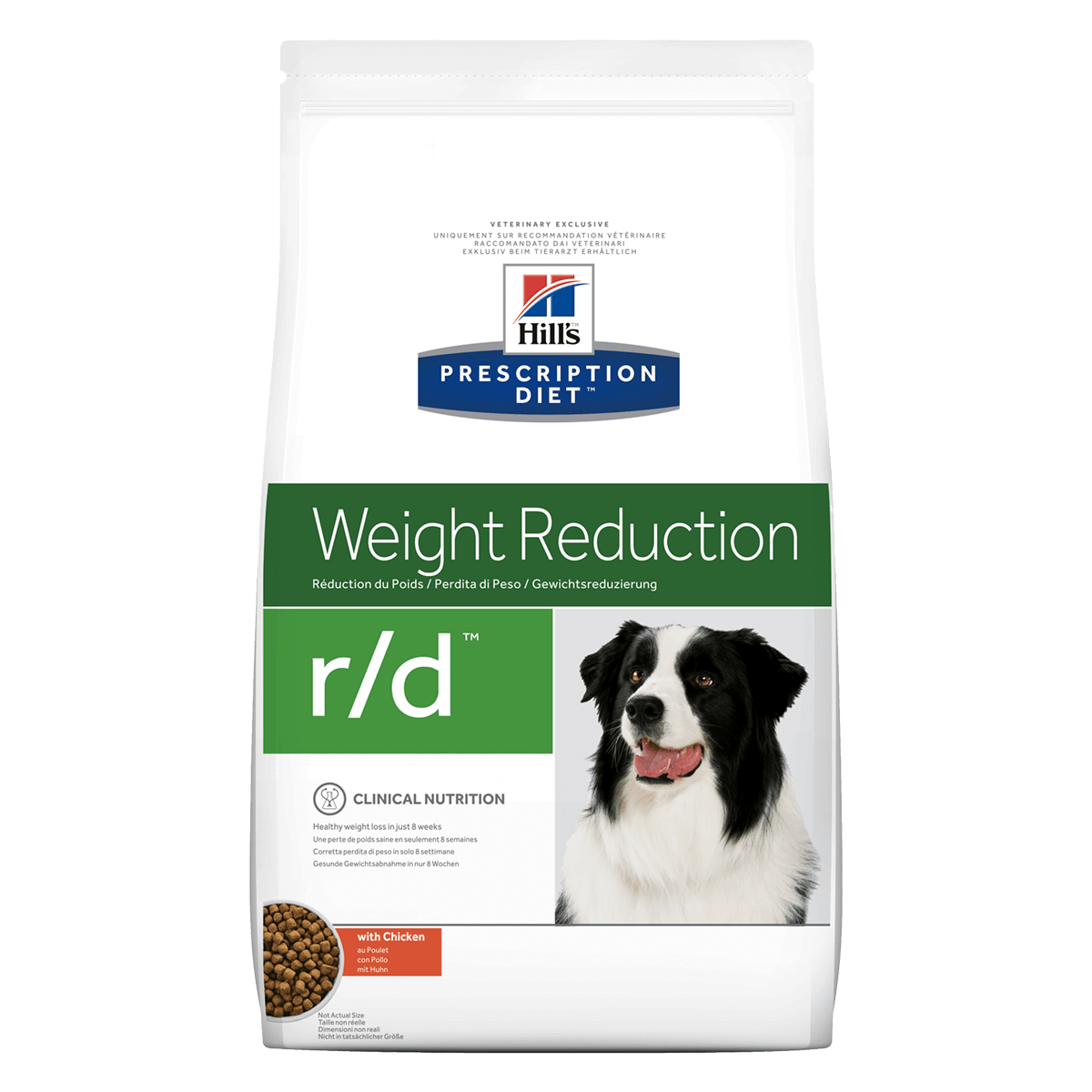 Hill's Prescription Diet r/d Weight Reduction, 12 кг - корм Хилс для собак курицей