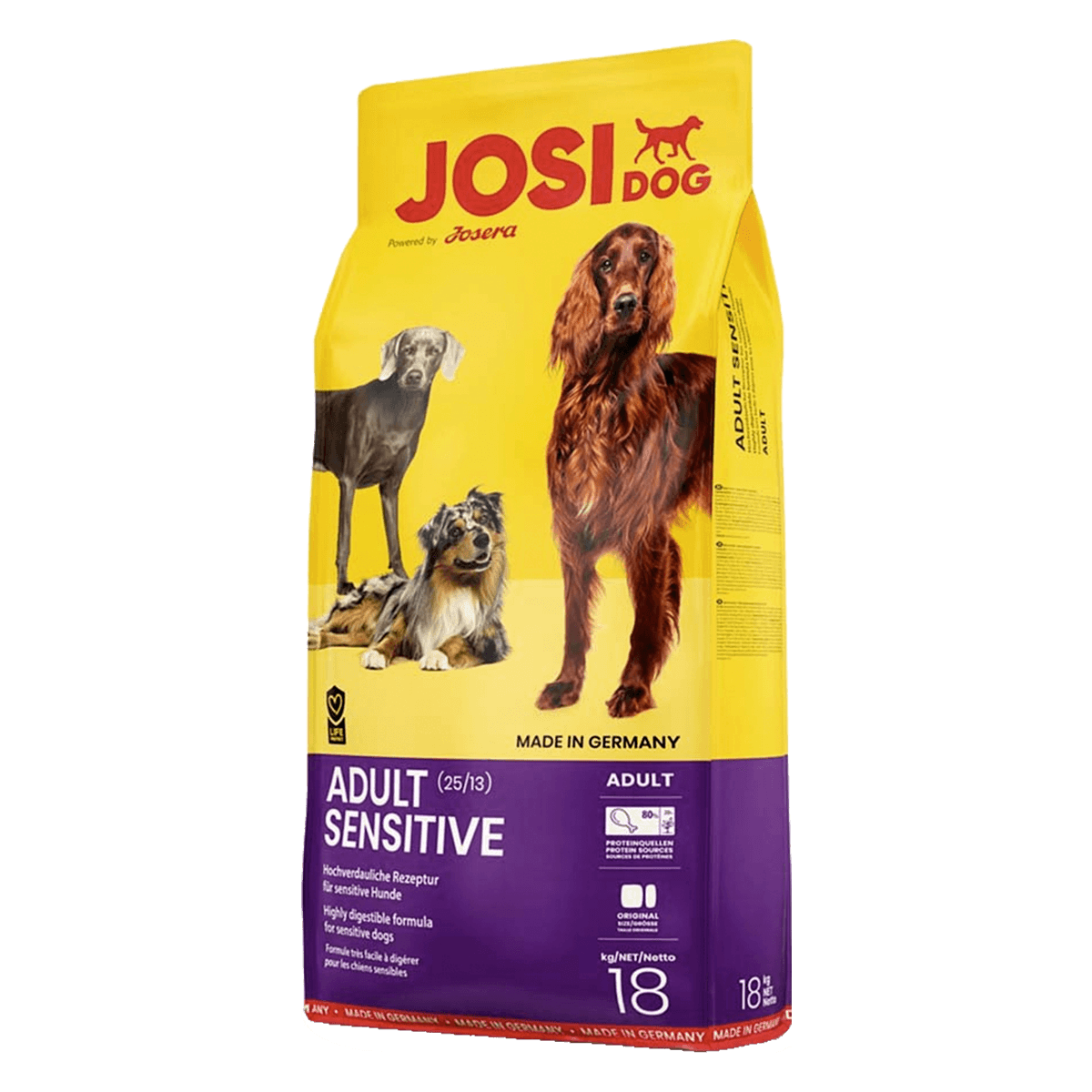 Josera JosiDog Adult Sensitive 25/13 - корм Йозера для собак с чувствительным пищеварением