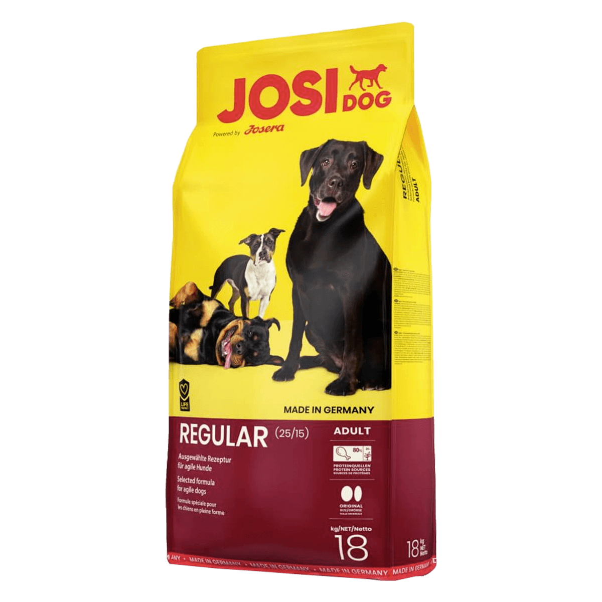 Josera JosiDog Regular 25/15 18 кг - корм Йозера для собак со средней активностью