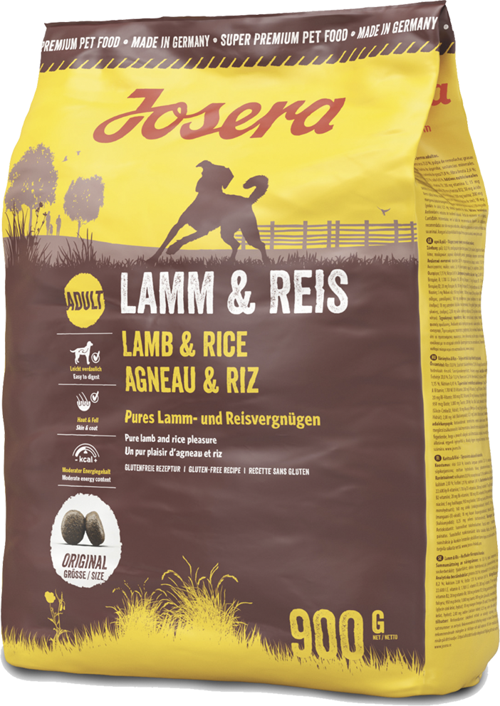 Корм для собак Josera Lamb & Rice 900 г