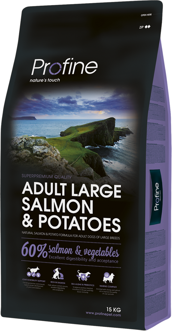 Корм для собак Profine Dog Adult Large Breed Salmon & Potatoes 15 кг