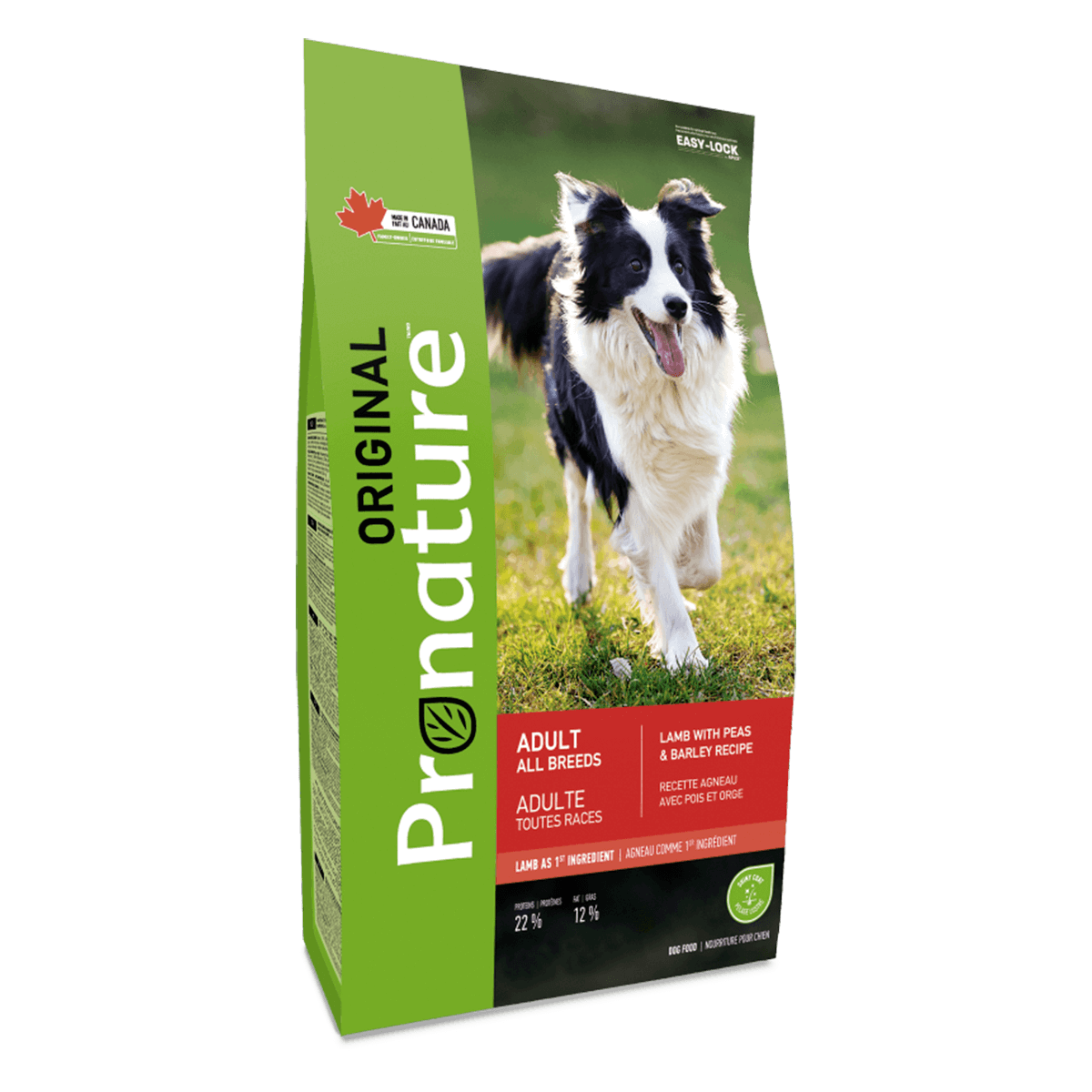 Pronature Original Dog Adult Lamb Peas & Barley 11,3 кг - корм Пронатюр для взрослых собак