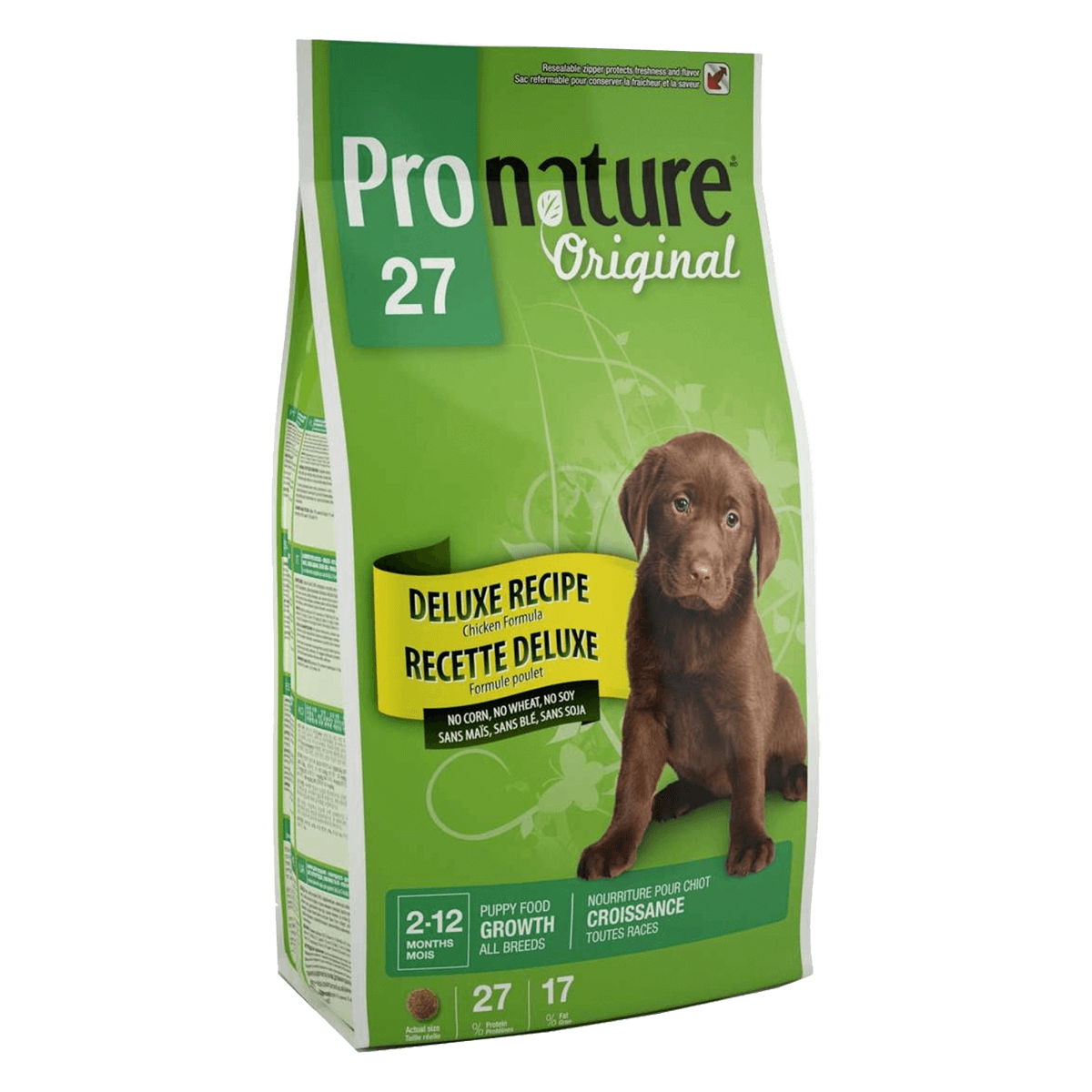 Pronature Original Puppy Growth Deluxe 2,72 кг - корм Пронатюр для щенков всех пород 