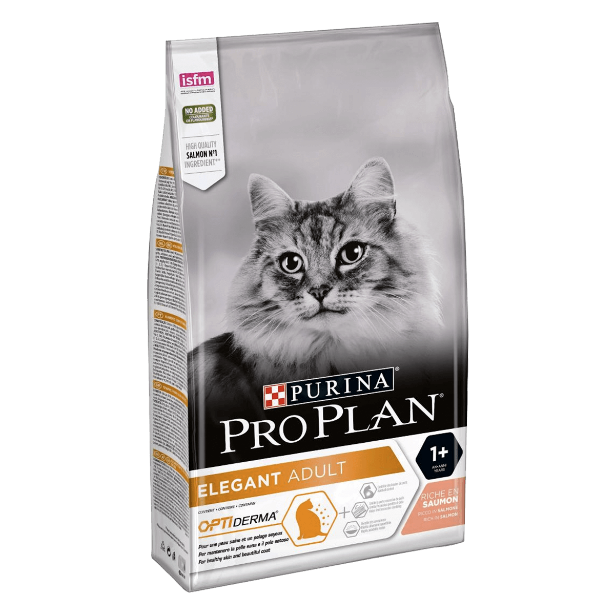 Purina Pro Plan Cat Adult Derma Plus, 400 г - корм Пурина с лососем для кошек