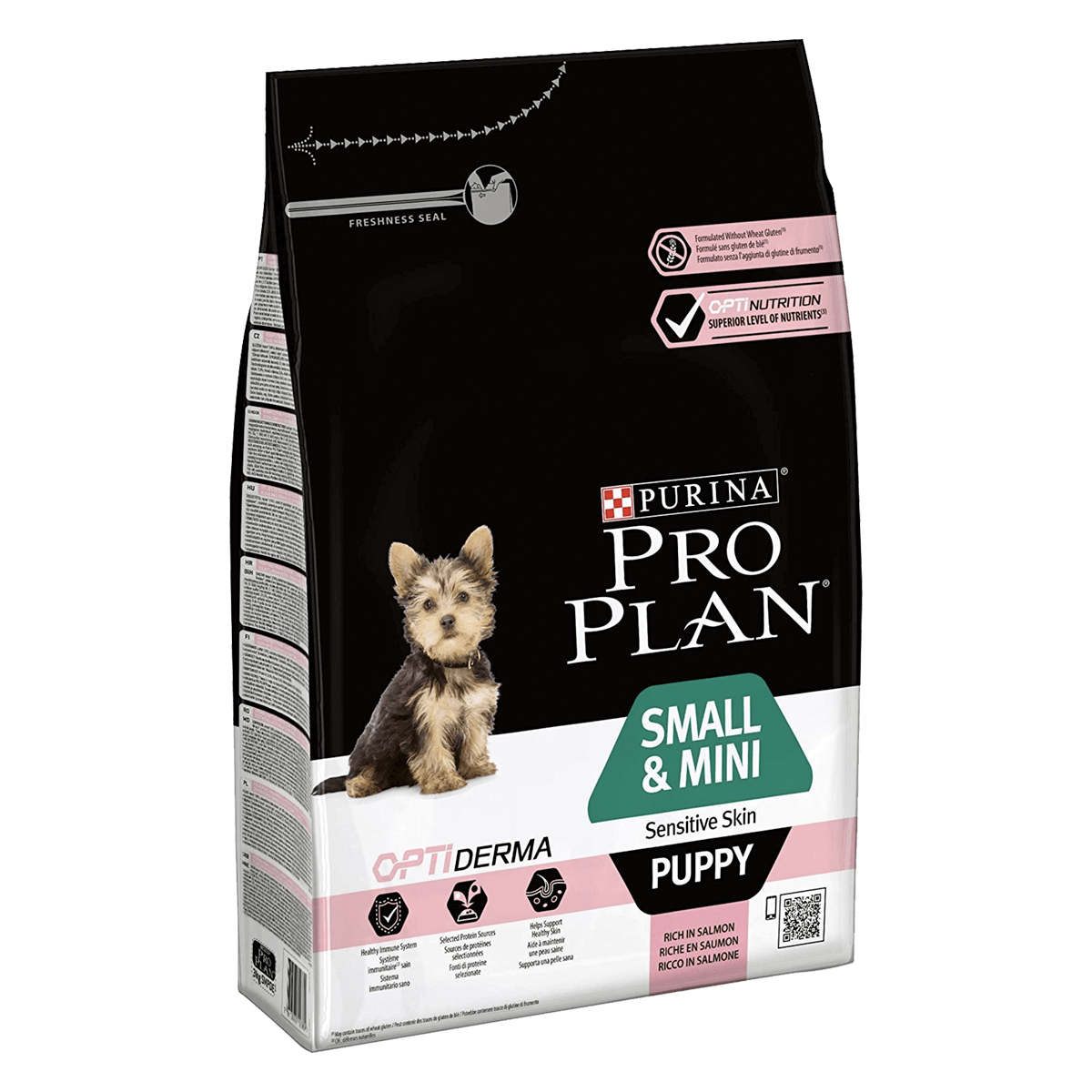 Purina Pro Plan Dog Adult Small & Mini Sensitive Skin OptiDerma 3 кг -  корм Пурина для собак мелких пород