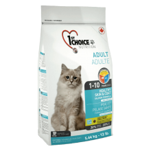 1st Choice Cat Adult Healthy Skin & Coat, 10 кг - корм Фест Чойс для малоактивных кошек