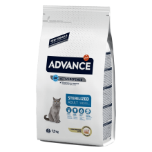 Advance Cat Sterilized Turkey & Barley, 15 кг - корм Эдванс для стерилизованных домашних кошек