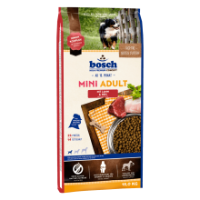Bosch Mini Adult Lamb and Rice 15 кг - cухой корм Бош для взрослых собак маленьких пород
