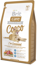 Корм для кошек Brit Care Cat Cocco I am Gourmand, 2 кг
