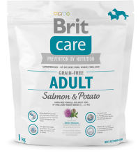 Корм для собак Brit Care Grain-free Adult Salmon & Potato, 1 кг