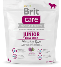 Корм для собак Brit Care Junior Large Breed Lamb & Rice, 1 кг