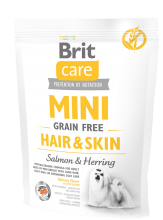 Корм для собак Brit Care Mini Grain Free Hair & Skin, 400 г
