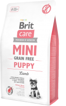Корм для собак Brit Care Mini Grain Free Puppy Lamb, 2 кг