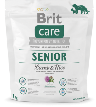 Корм для собак Brit Care Senior Lamb & Rice, 1 кг