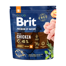 Корм для собак Brit Premium Adult M, 1 кг