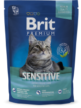 Корм для котов Brit Premium Cat Sensitive 1,5 кг