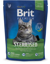 Корм для котов Brit Premium Cat Sterilized 300 г