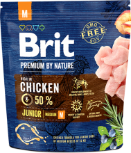 Корм для собак Brit Premium Junior M, 1 кг