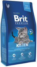 Корм для котов Brit Premium Kitten Chicken 8 кг