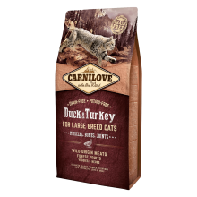 Carnilove Cat Duck & Turkey Large Breed, 6 кг - корм Карнилав для кошек крупных пород