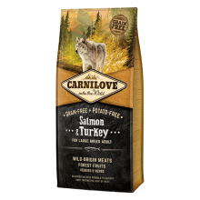 Carnilove Dog Adult Large Breed Salmon & Turkey 12 кг - корм Карнилав для взрослых собак крупных пород