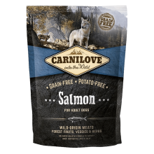 Carnilove Dog Adult Salmon 1,5 кг - беззерновой корм Карнилав с лососем для собак