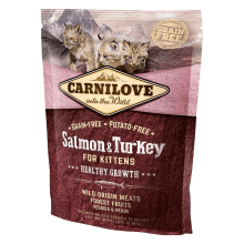 Carnilove Kitten Salmon & Turkey, 400 г - корм Карнилав с лососем и индейкой для котят