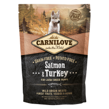 Carnilove Puppy Large Breed Salmon & Turkey 1,5 кг - корм Карнилав для щенков крупных пород