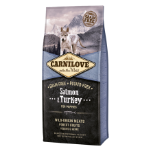 Carnilove Puppy Salmon & Turkey 12 кг - корм Карнилав для щенков