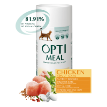 Optimeal Cat Adult Chicken, 300 г - корм Оптимил с курицей для взрослых кошек