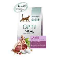 Optimeal Cat Adult Lamb Sensitive, 300 г - корм Оптимил с ягненком для взрослых кошек