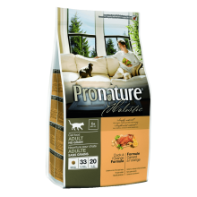 Pronature Holistic Cat Duck & Orange, 5,44 кг - корм Пронатюр Холистик для взрослых и пожилых кошек